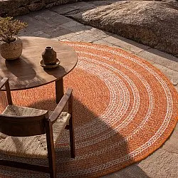 Tapete redondo - Indoor/Outdoor Angus (vermelho)