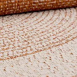 Tapete redondo - Indoor/Outdoor Angus (vermelho)