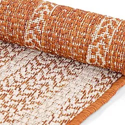 Tapete redondo - Indoor/Outdoor Angus (vermelho)