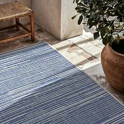Tapete para interior e exterior - utomhusmatta - Arcata (azul)