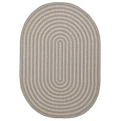 Tapete oval - Indoor/outdoor Leander (bege)