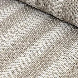 Tapete oval - Indoor/outdoor Leander (bege)