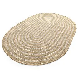 Tapete oval - Indoor/outdoor Leander (natureza)