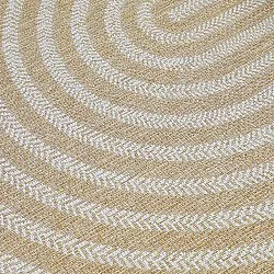 Tapete oval - Indoor/outdoor Leander (natureza)