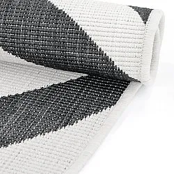 Tapete para interior e exterior - utomhusmatta - Remina (preto/branco)