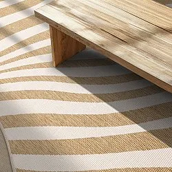 Tapete para interior e exterior - utomhusmatta - Remina (natureza/branco)