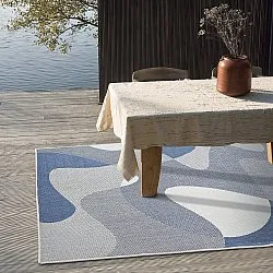 Tapete para interior e exterior - utomhusmatta - Somerville (azul)