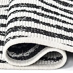 Tapete para interior e exterior - utomhusmatta - Vaura (preto/branco)