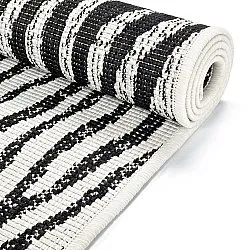 Tapete para interior e exterior - utomhusmatta - Vaura (preto/branco)