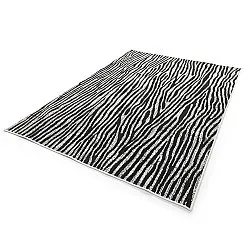 Tapete para interior e exterior - utomhusmatta - Vaura (preto/branco)