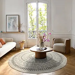 Tapete redondo - Indoor/Outdoor Malcolm (cinza)