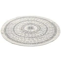 Tapete redondo - Indoor/Outdoor Malcolm (cinza)