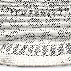 Tapete redondo - Indoor/Outdoor Malcolm (cinza)