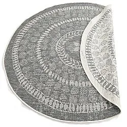 Tapete redondo - Indoor/Outdoor Malcolm (cinza)