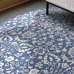 Tapete redondo - Brussels Ocean (azul)