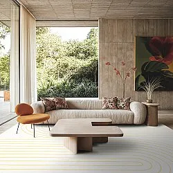 Tapete para interior e exterior - Gordo (amarelo)