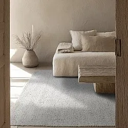 Tapete para interior e exterior - Arco Wool Look (cinza/bege)