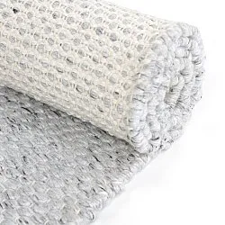 Tapete para interior e exterior - Arco Wool Look (cinza/bege)