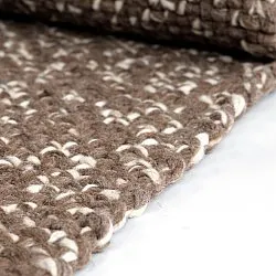 Tapete para interior e exterior - Orta Wool Look (marrom)