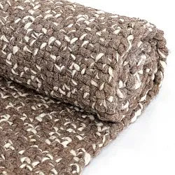 Tapete para interior e exterior - Orta Wool Look (marrom)