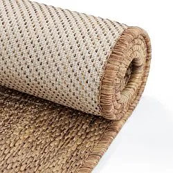 Tapete para interior e exterior - Ragusa (marrom/creme)