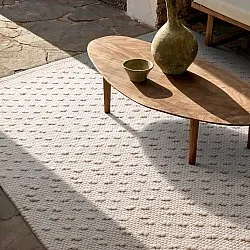 Tapete para interior e exterior - Todi Wool Look (creme)