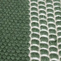 Tapete para interior e exterior - Coastal Wool Look (verde/branco)