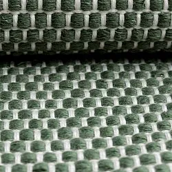 Tapete para interior e exterior - Coastal Wool Look (verde/branco)
