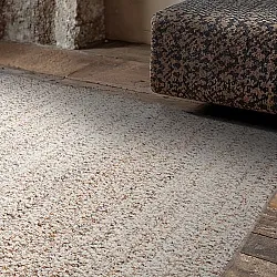 Tapete para interior e exterior - Milford Wool Look (cinza/bege)