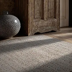 Tapete para interior e exterior - Milford Wool Look (cinza/bege)