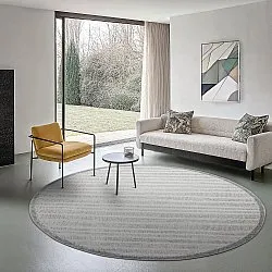 Tapete redondo - Indoor/Outdoor Kendall (cream/cinza)