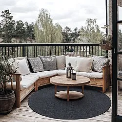 Tapete redondo - Monsanto (antracite)