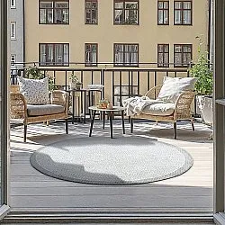 Tapete redondo - Monsaraz (cinza)