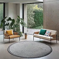 Tapete redondo - Monsaraz (preto)