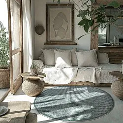 Tapete redondo - Tromsø (verde)