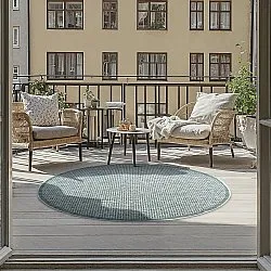 Tapete redondo - Tromsø (verde)