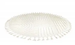 Tapete redondo - Campbell (offwhite)