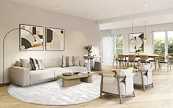 Tapete oval de viscose - Jodhpur Special Luxury Edition (offwhite)