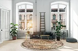 Tapete redondo - Siliana (bege)