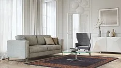 Tapete Wilton - Kuba (preto/marrom)