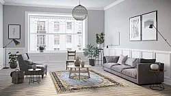 Tapete Wilton - Lukla (azul)