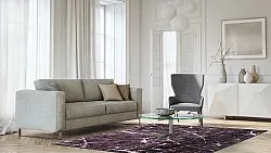 Tapete Wilton - Vieste (preto/branco)