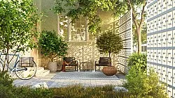 Tapete para interior e exterior - Harvey (verde)