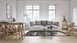 Tapete Wilton - Sovana (cinza)