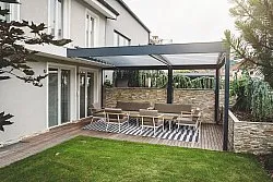 Tapete para interior e exterior - Otto (cinza)