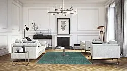 Tapete Wilton - Favone (azul/verde)