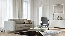 Tapete Wilton - Savino (preto/branco/cinza)