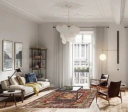 Tapete Wilton - Idri (vermelho/multicolorido)