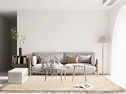 Tapete de lã - Pike (bege)