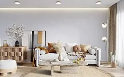 Tapete redondo - Pike (bege)